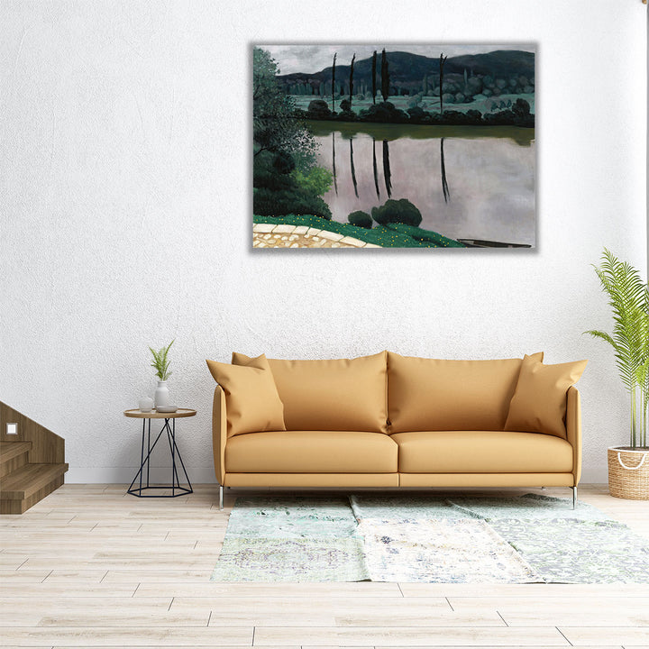 The Dordogne in Vitrac, 1925 - Canvas Print Wall Art