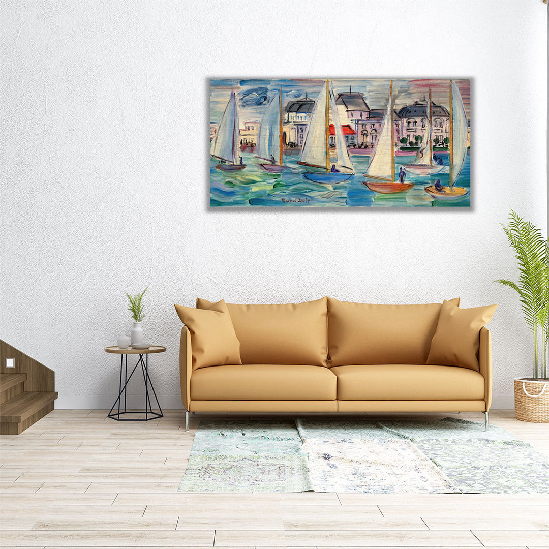 Régates à Deauville, 1934 - Canvas Print Wall Art