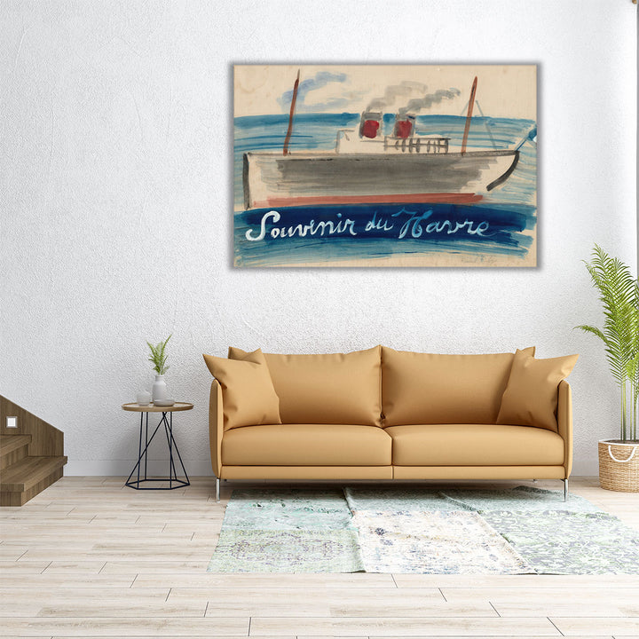 Souvenir du Havre, 1921 - Canvas Print Wall Art