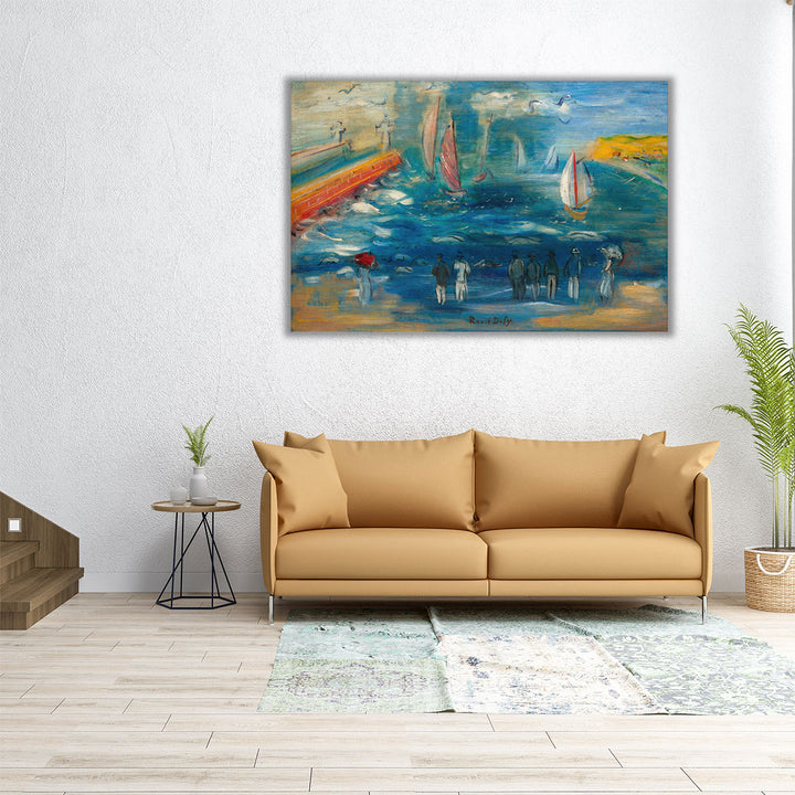 Départ des Régates - Canvas Print Wall Art