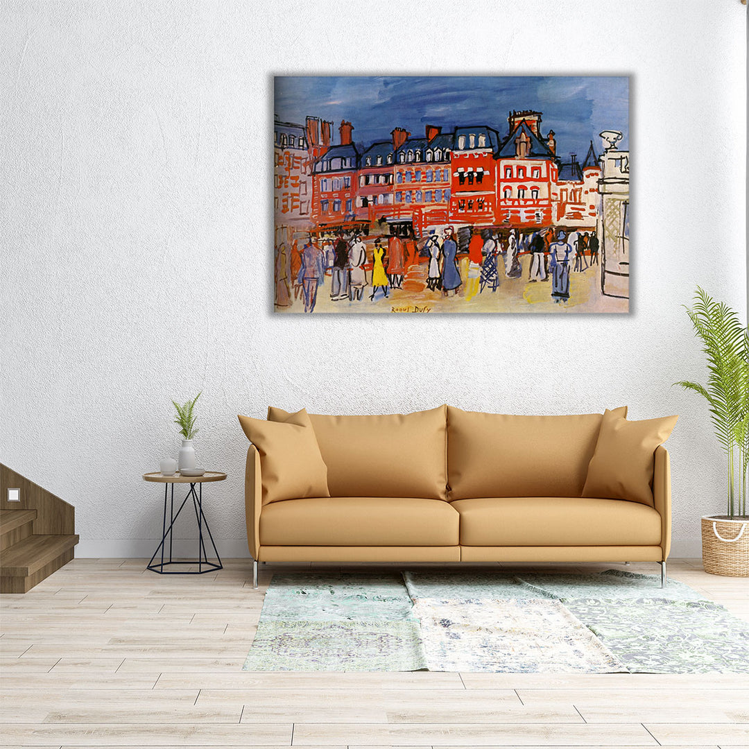 Houses in Trouville, 1933 - Canvas Print Wall Art