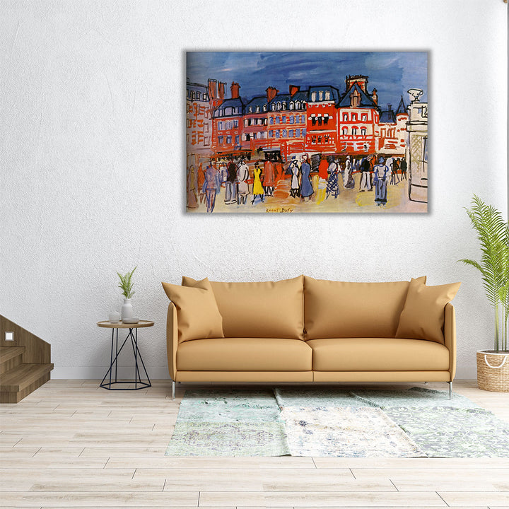Houses in Trouville, 1933 - Canvas Print Wall Art