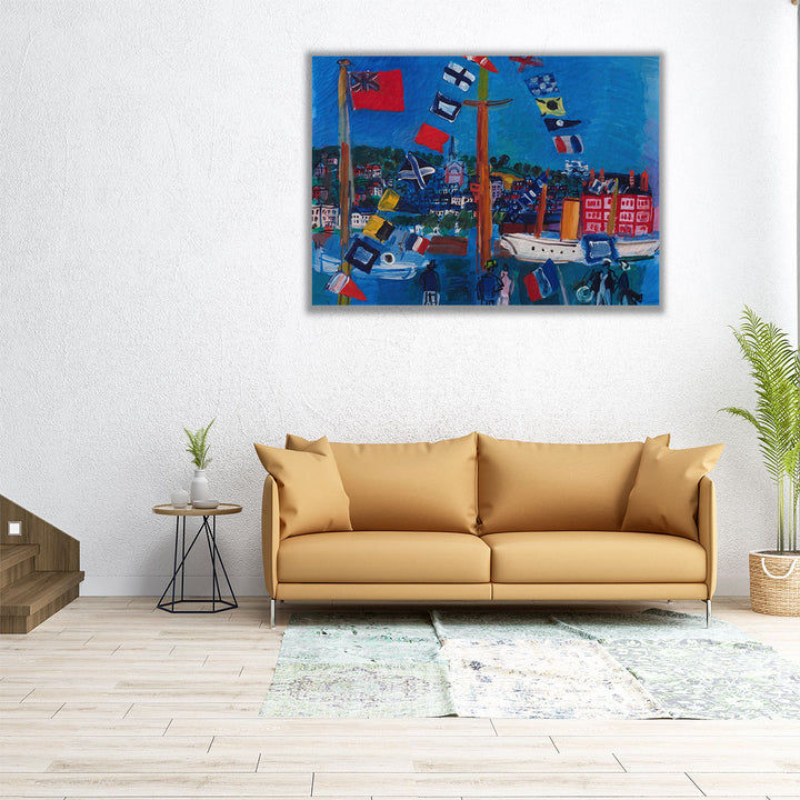 Le Bassin à Deauville - Canvas Print Wall Art
