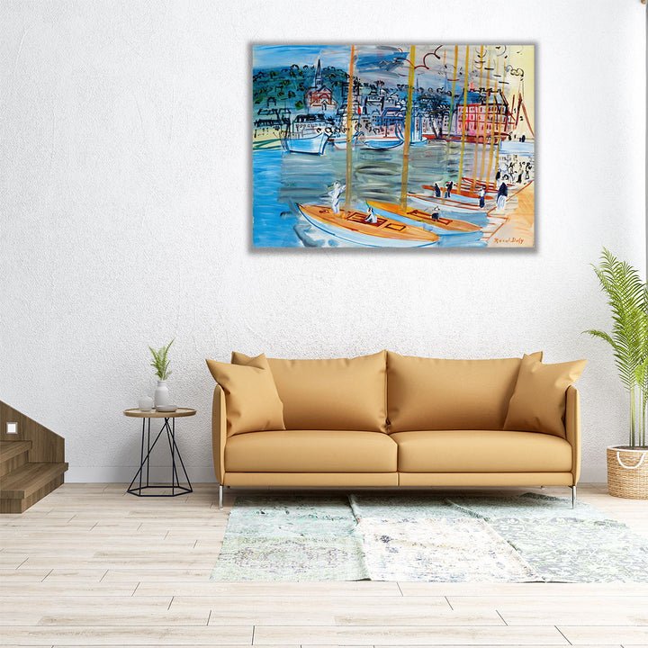 Le bassin de Deauville - Canvas Print Wall Art