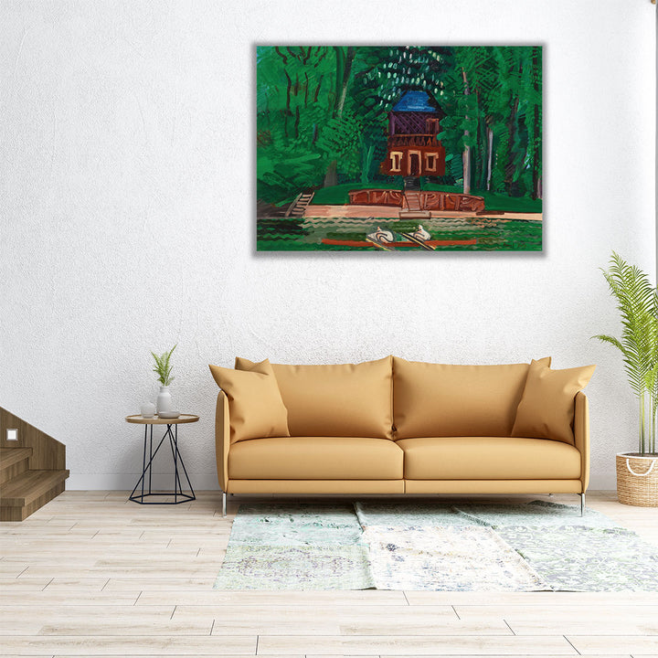 Les Canotiers sur la Marne - Canvas Print Wall Art