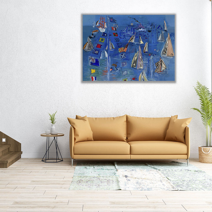 Regatta at Cowes - Canvas Print Wall Art