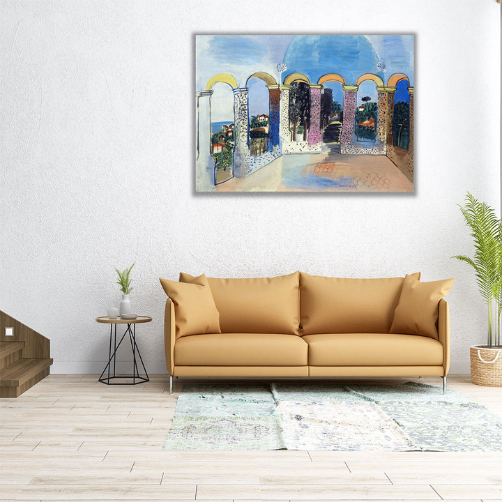 Arcades at Vallauris - Canvas Print Wall Art