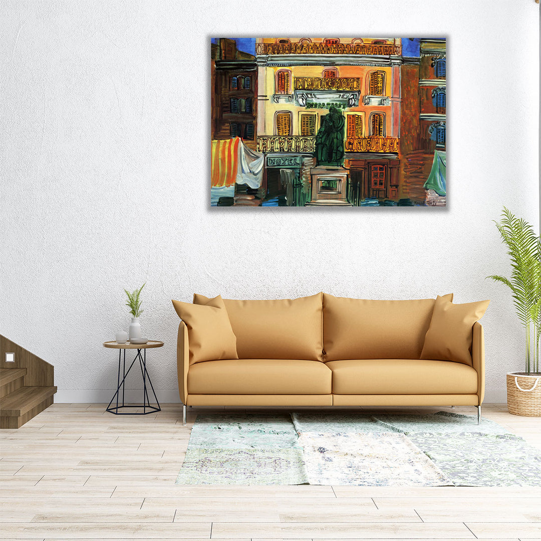 Hotel Sube, 1926 - Canvas Print Wall Art