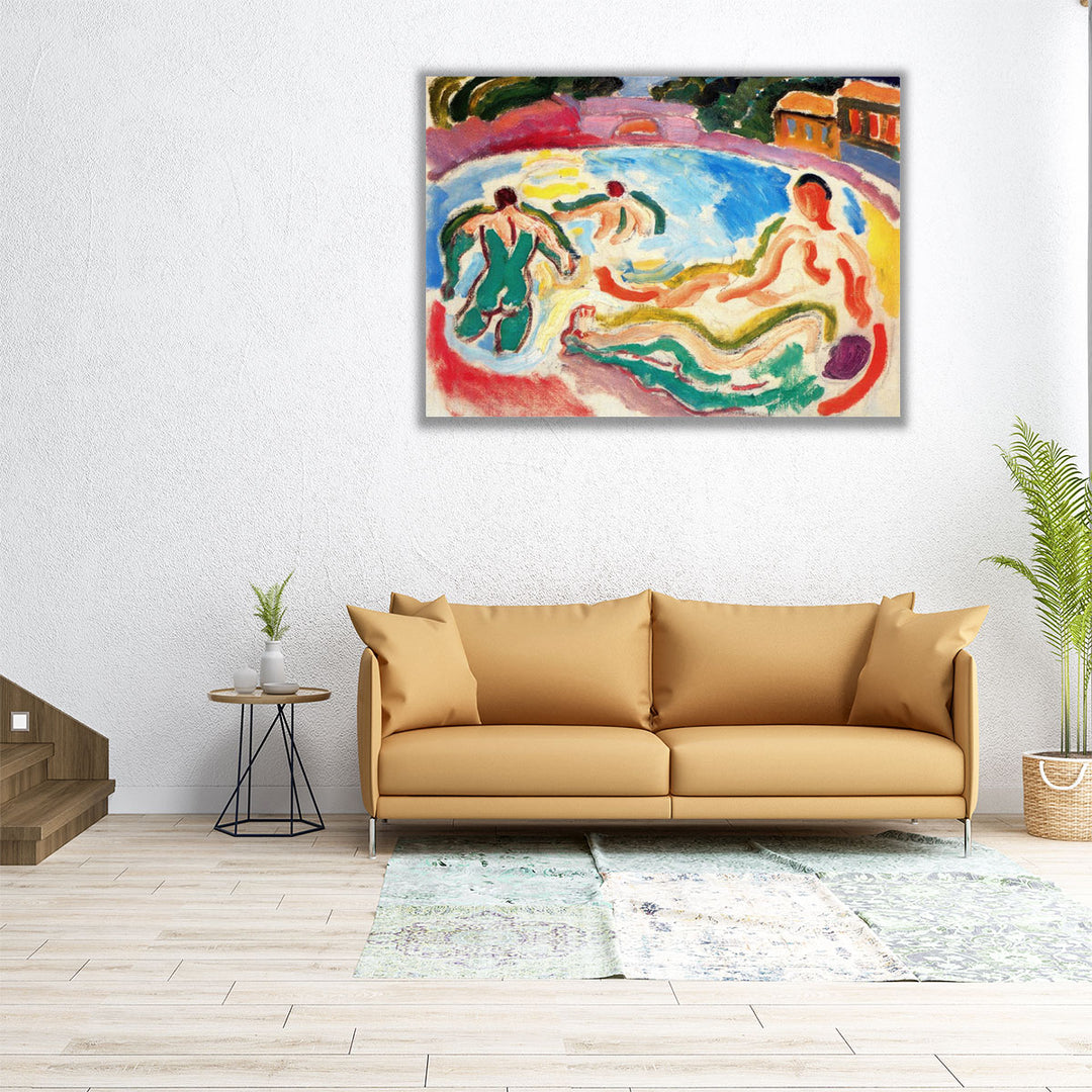 Bathers, 1908 - Canvas Print Wall Art