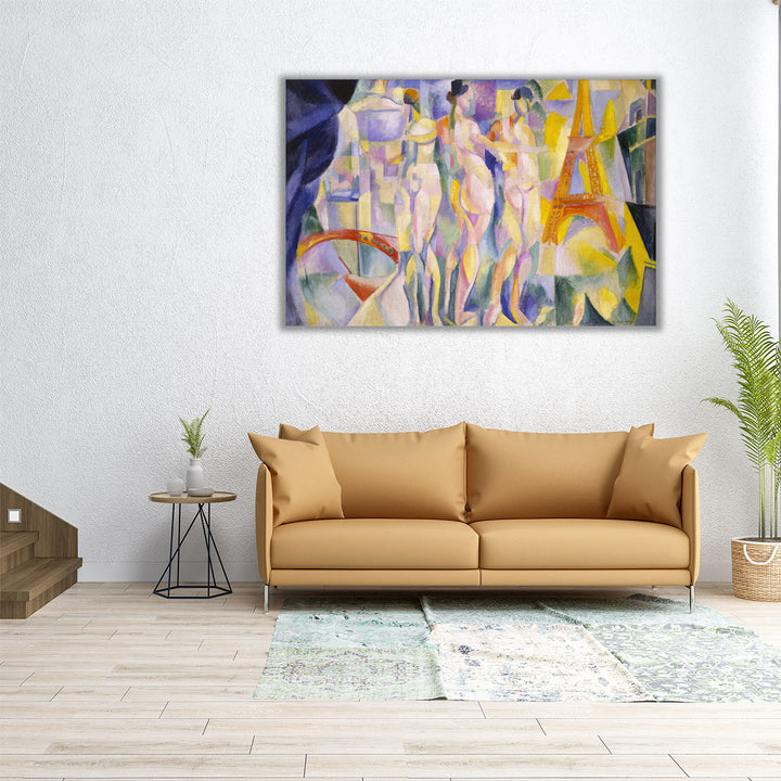 The City of Paris, 1915 - Canvas Print Wall Art