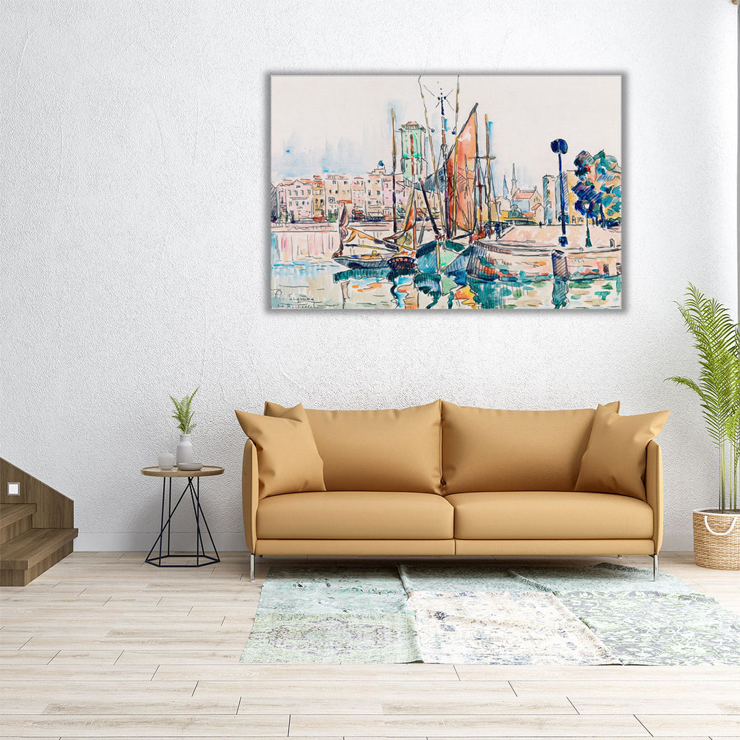 La Rochelle, 1911 - Canvas Print Wall Art