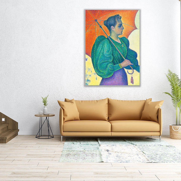 Femme à l'ombrelle - Canvas Print Wall Art