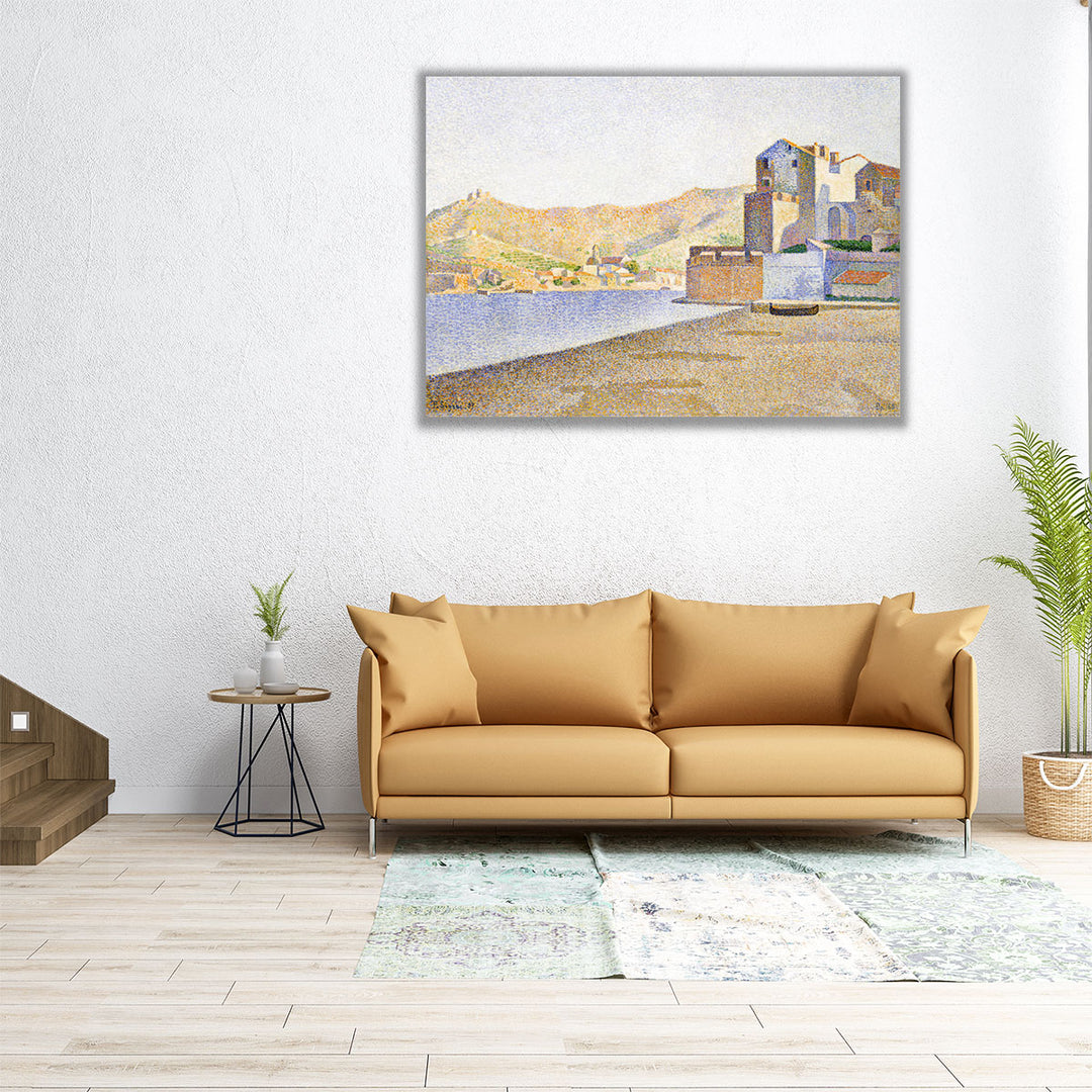 The Town Beach, Collioure, Opus 165 - Canvas Print Wall Art