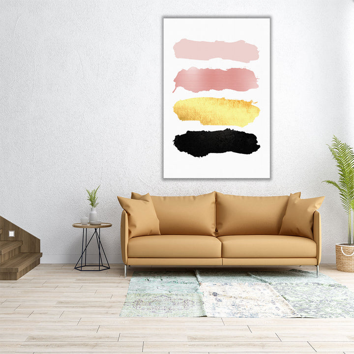 BlushPink Gold 3 - Canvas Print Wall Art