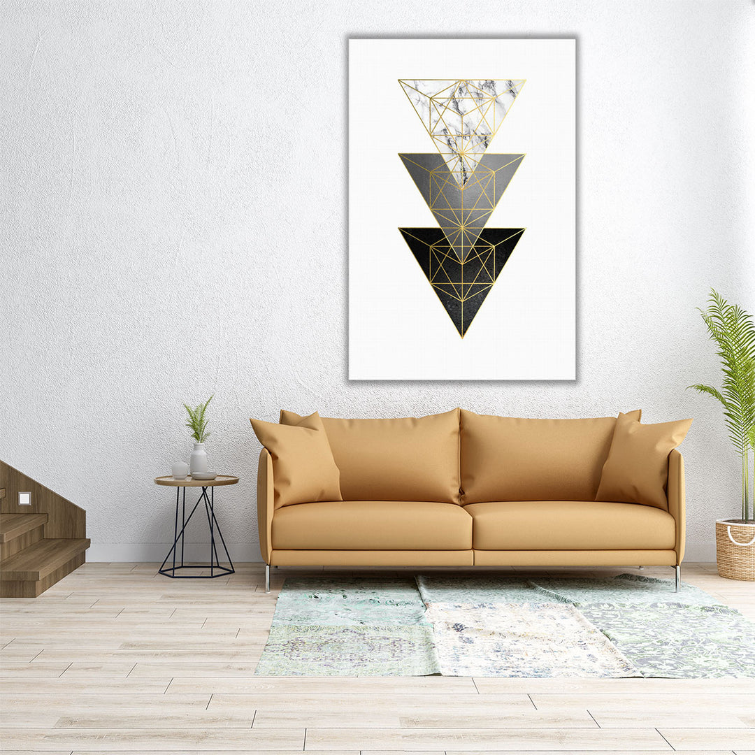3 Triangles - Canvas Print Wall Art