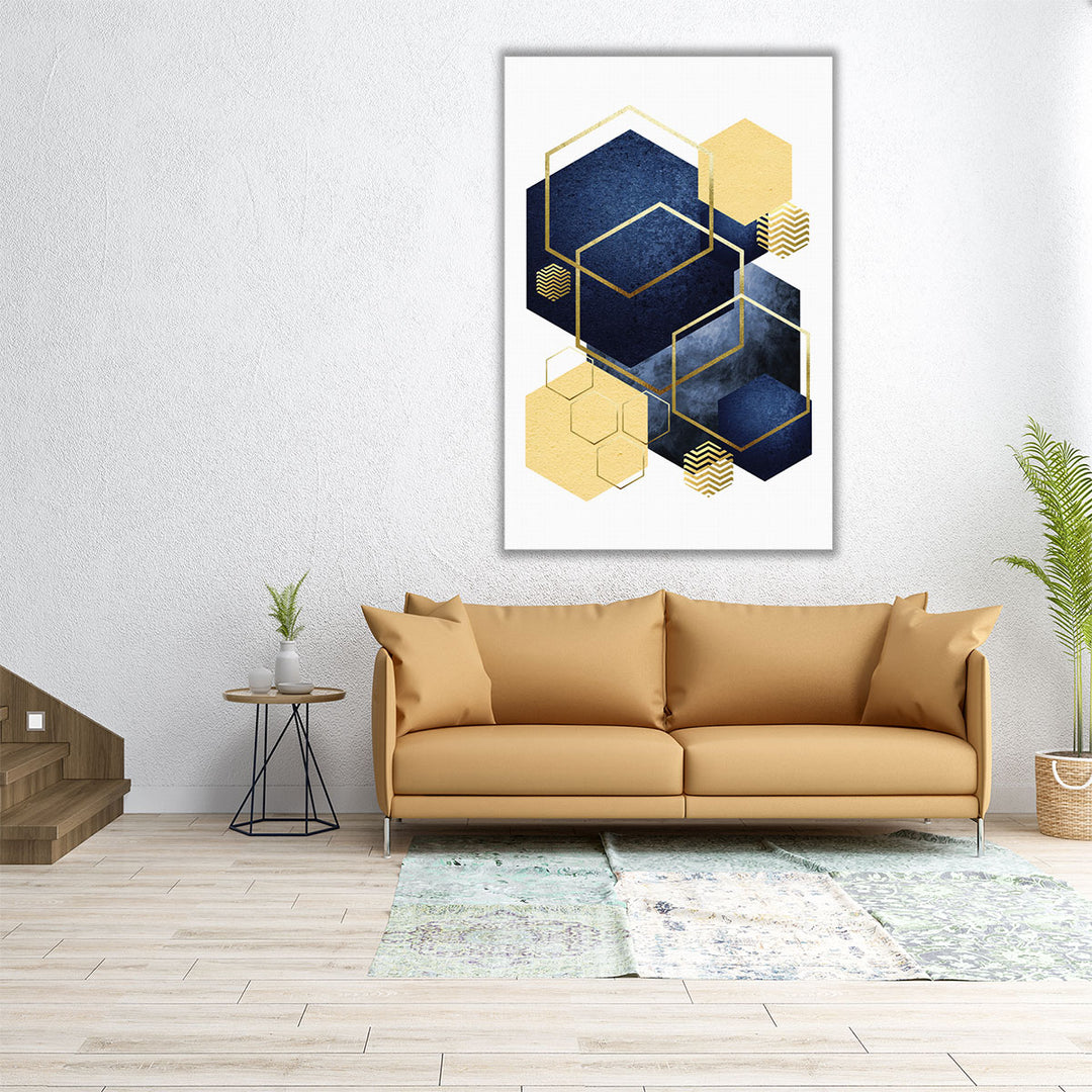 Geometric Greek Odyssey 2 - Canvas Print Wall Art