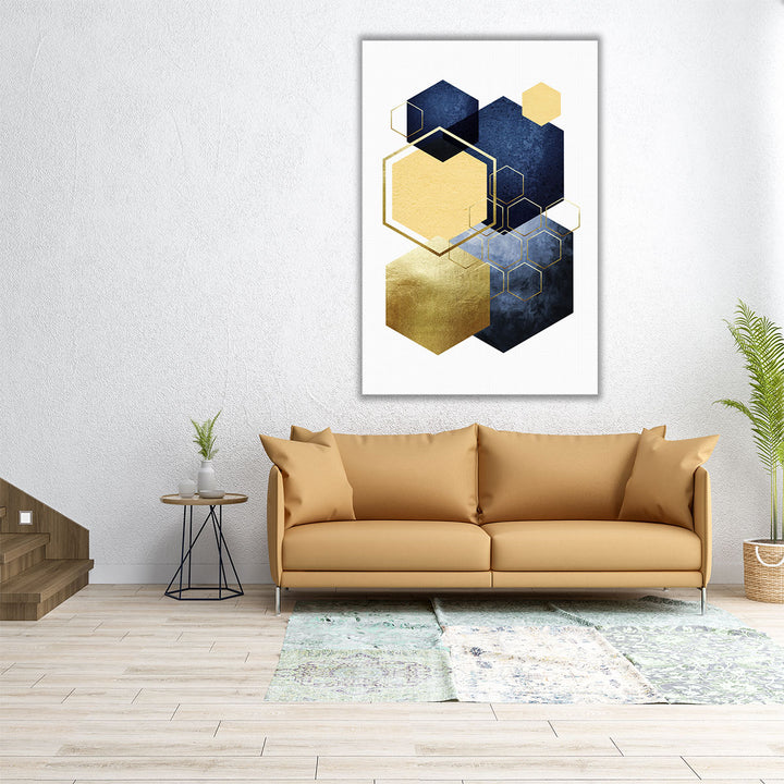 Geometric Greek Odyssey 4 - Canvas Print Wall Art