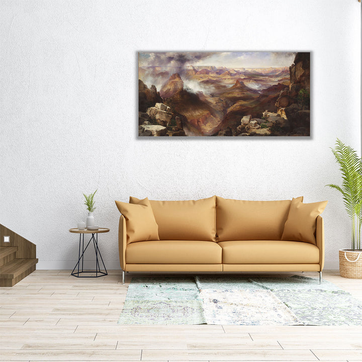 Grand Canyon of the Colorado River - Canvas Print Wall Art