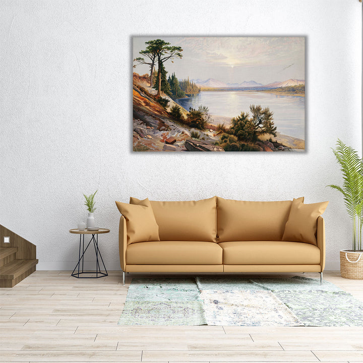 Head of Yellowstone River, 1875 - Canvas Print Wall Art