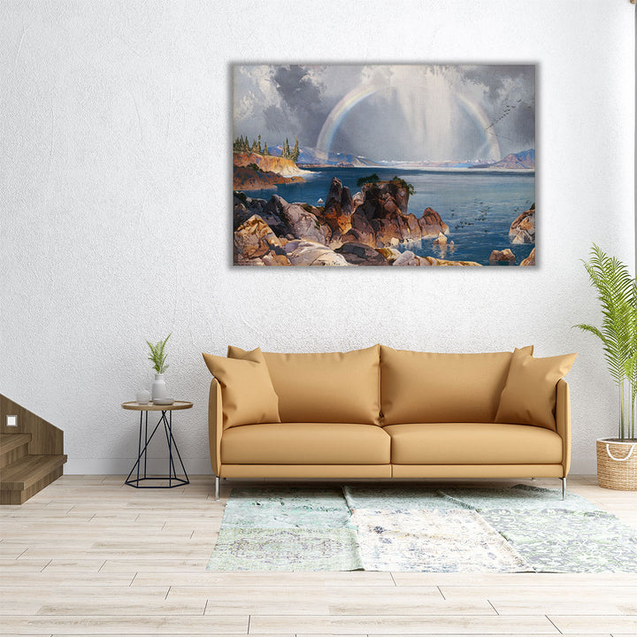Yellowstone Lake, 1875 - Canvas Print Wall Art