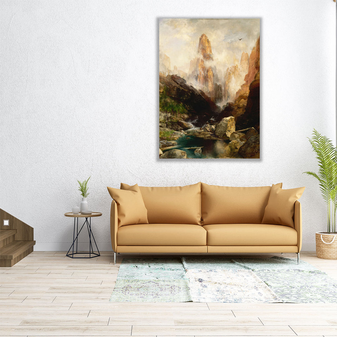 Mist in Kanab Canyon, Utah - Canvas Print Wall Art