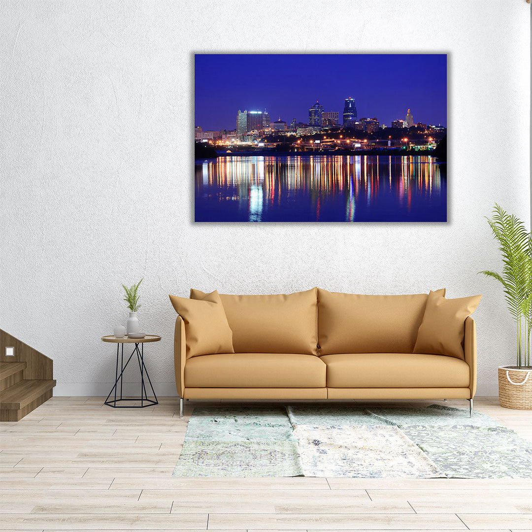 Kansas City Skyline - Downtown - Canvas Print Wall Art