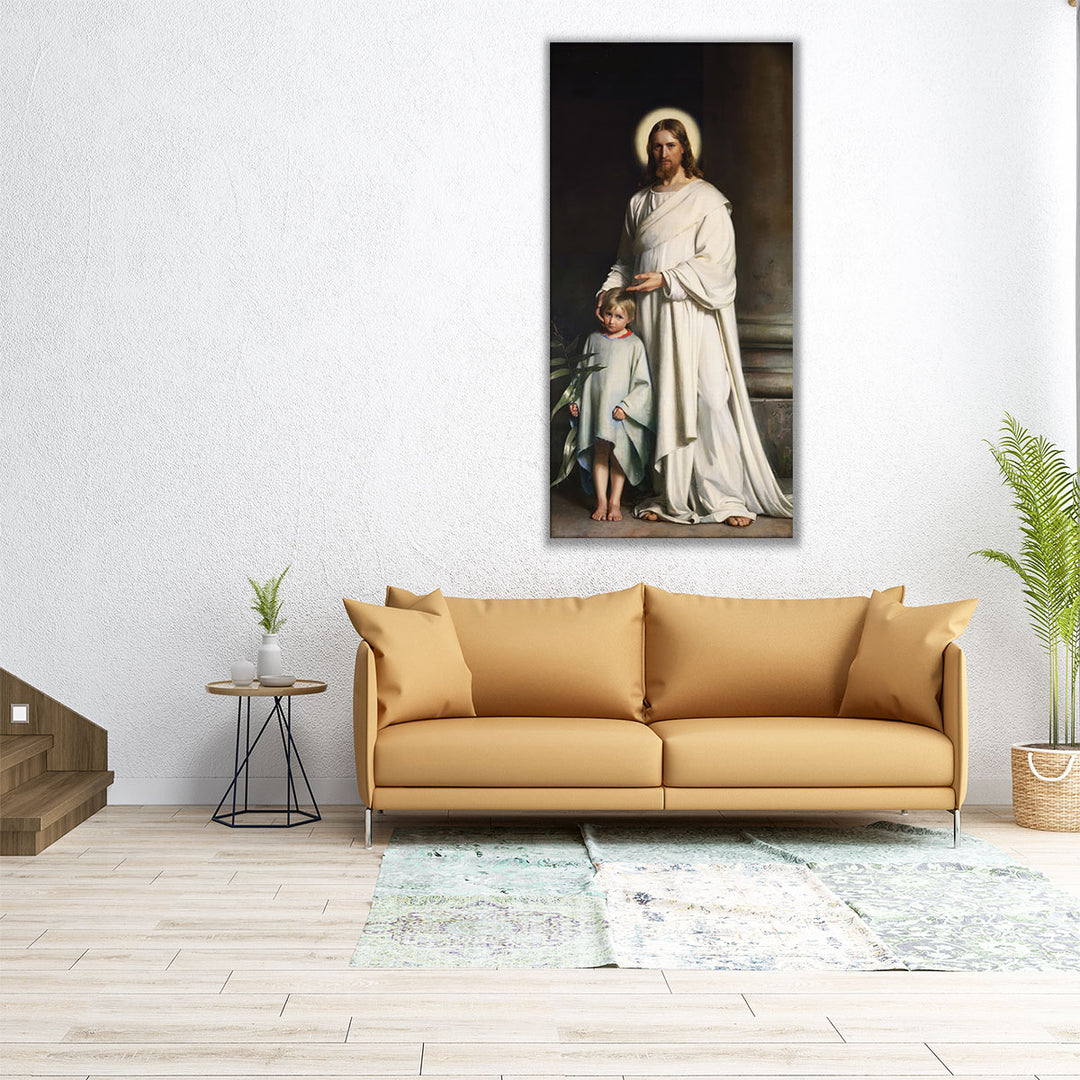Christ Blessing the Little Child - Canvas Print Wall Art