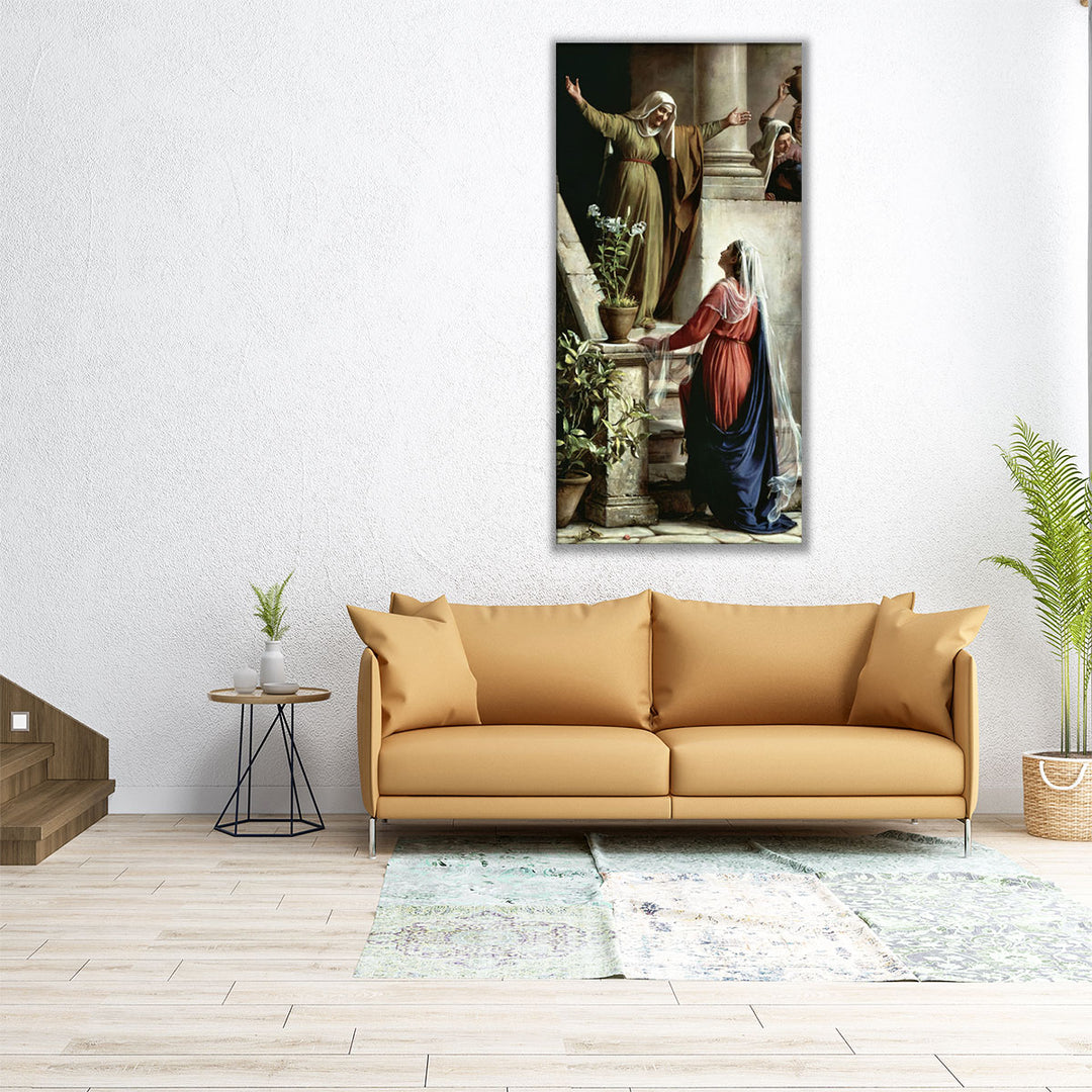 Mary and Elizabeth - Canvas Print Wall Art