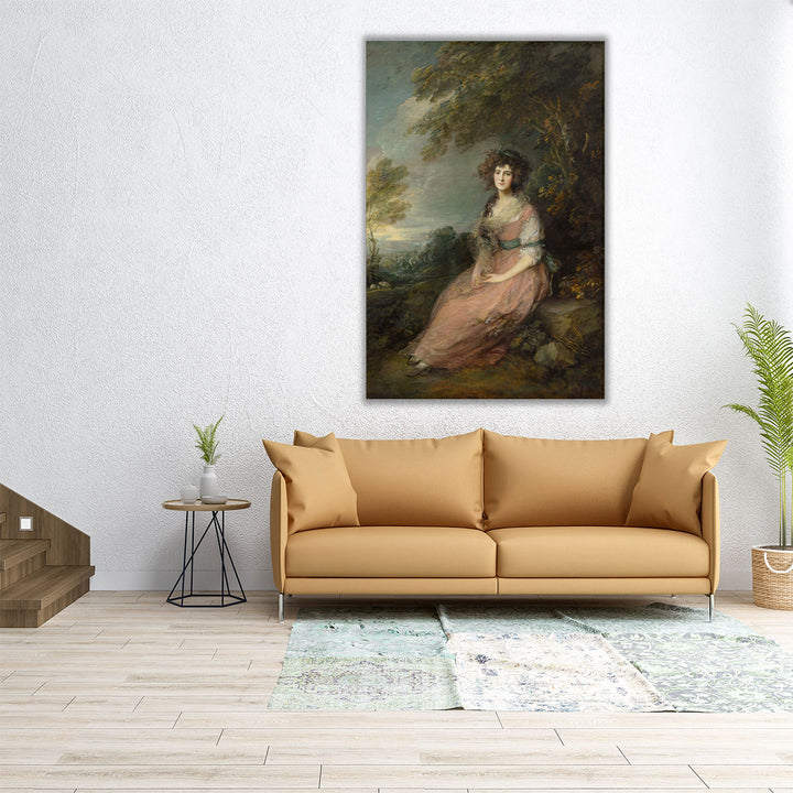 Mrs. Richard Brinsley Sheridan - Canvas Print Wall Art