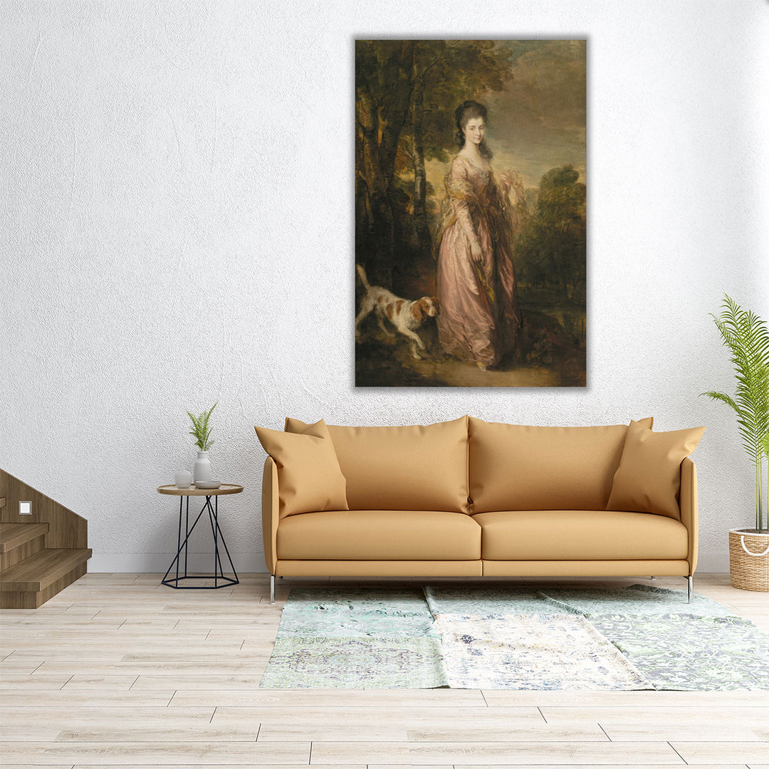 Mrs. Lowndes Stone, 1775 - Canvas Print Wall Art