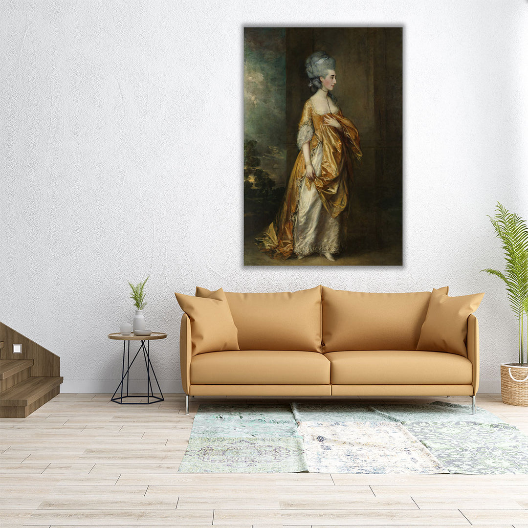Mrs. Grace Dalrymple Elliott - Canvas Print Wall Art