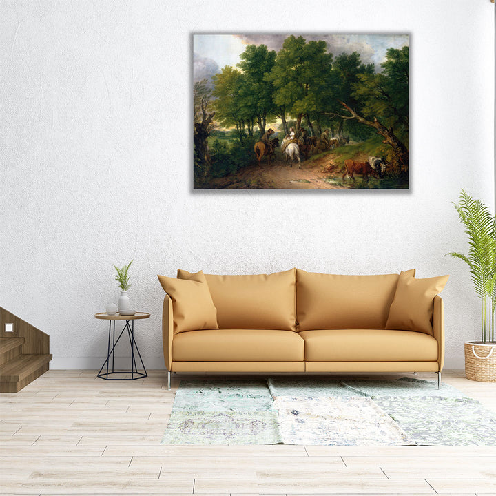 Road from Market - Canvas Print Wall Art
