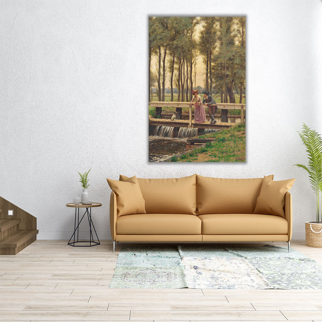 The Trysting Place - Canvas Print Wall Art