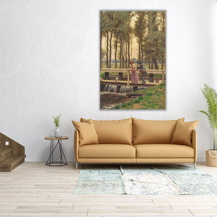 The Trysting Place - Canvas Print Wall Art
