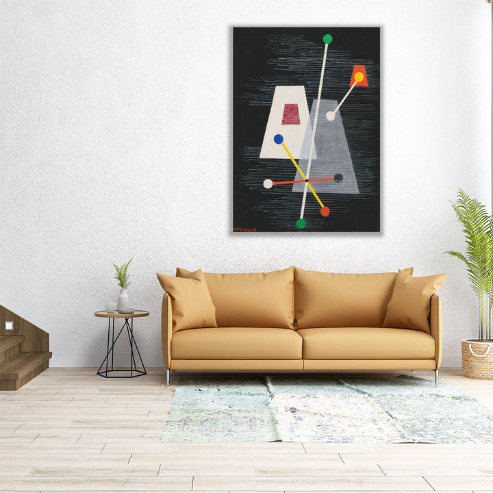 Truncated Pyramids, 1946 - Canvas Print Wall Art