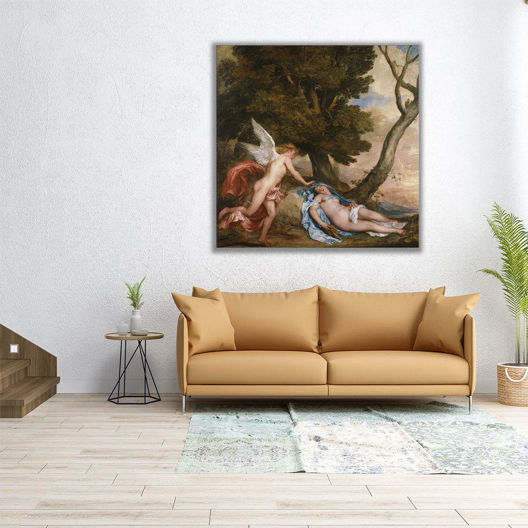 Cupid and Psyche - Canvas Print Wall Art
