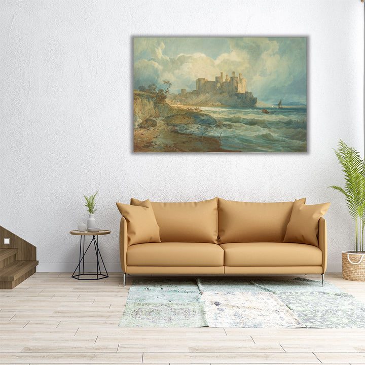 Conway Castle, North Wales - Canvas Print Wall Art