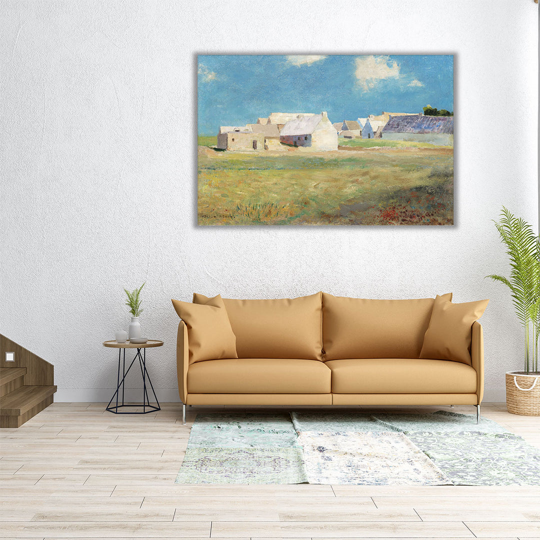Breton Village, 1890 - Canvas Print Wall Art