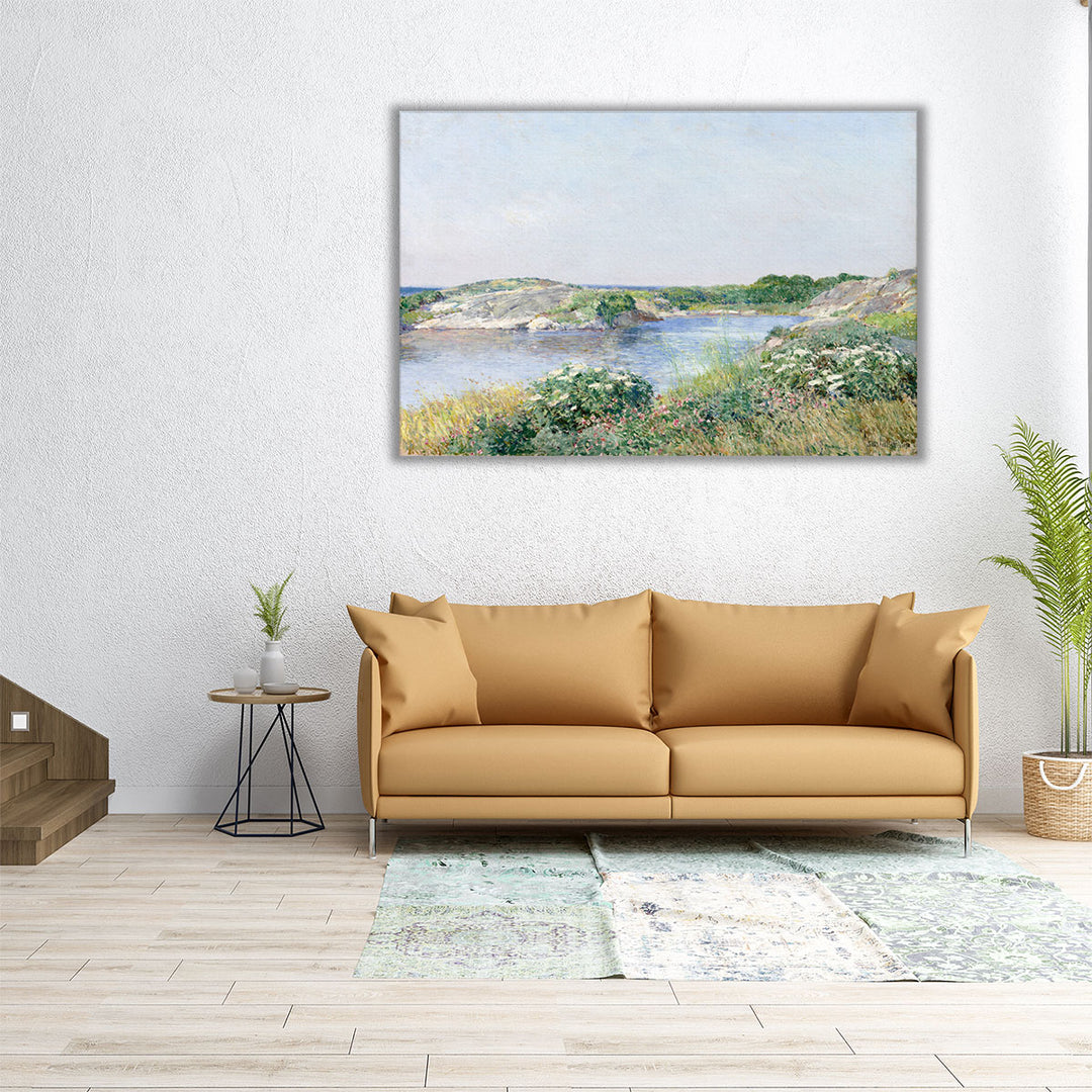 The Little Pond, Appledore - Canvas Print Wall Art
