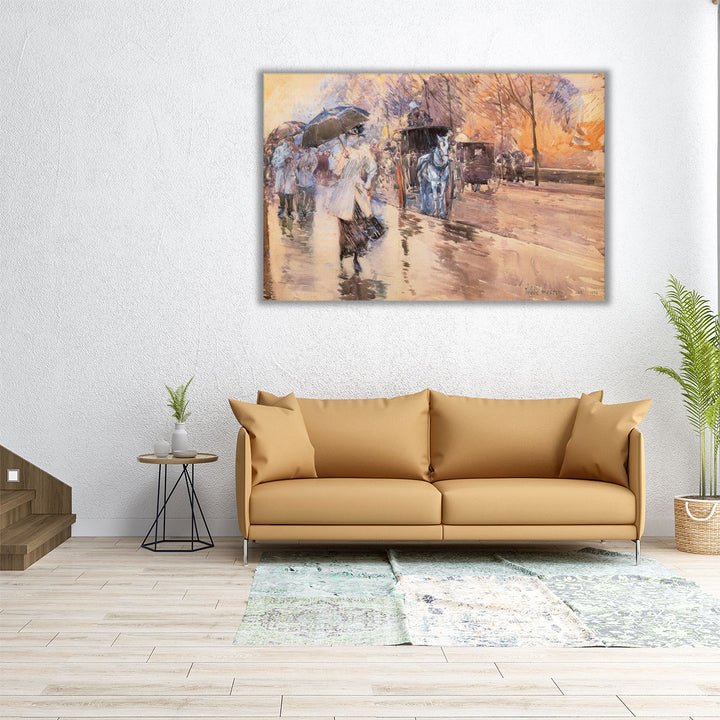 Rainy Day on Fifth Avenue, 1893 - Canvas Print Wall Art