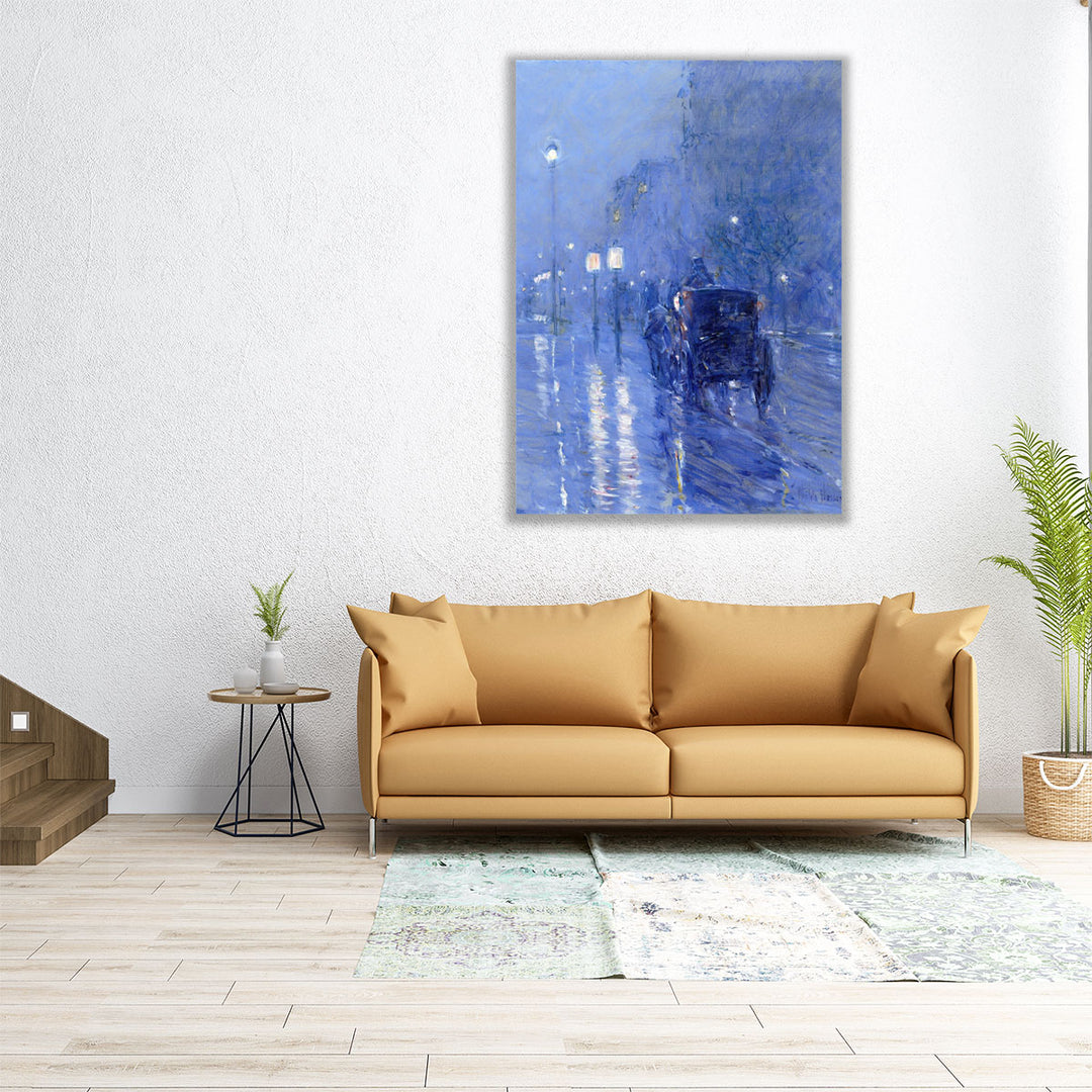 Rainy Midnight - Canvas Print Wall Art