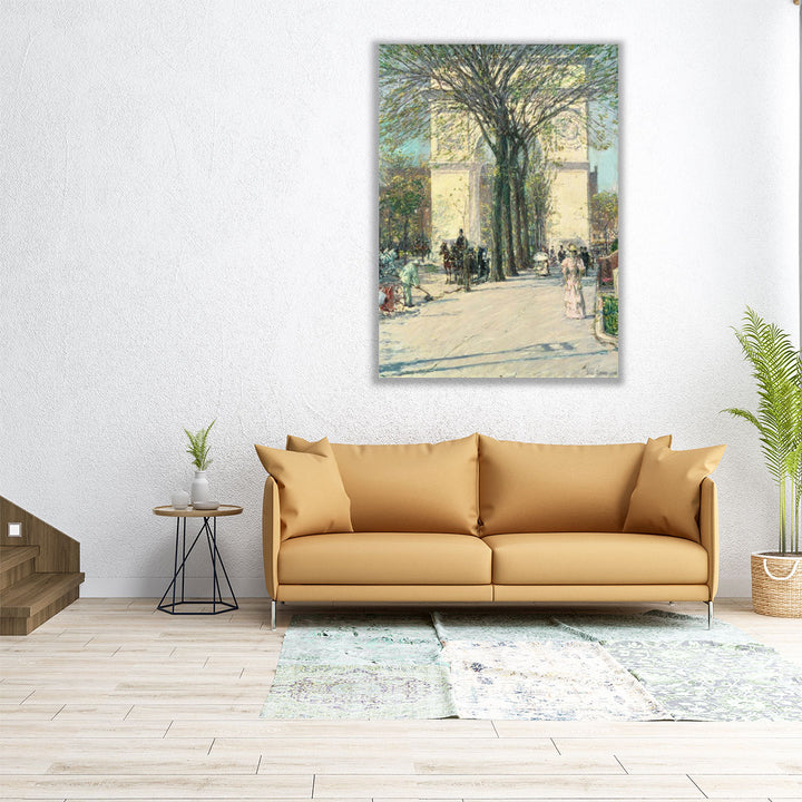 Washington Arch, Spring - Canvas Print Wall Art