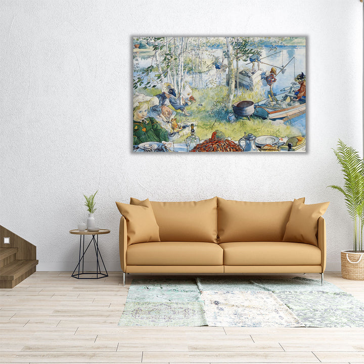 The Crayfish Season Opens - Canvas Print Wall Art