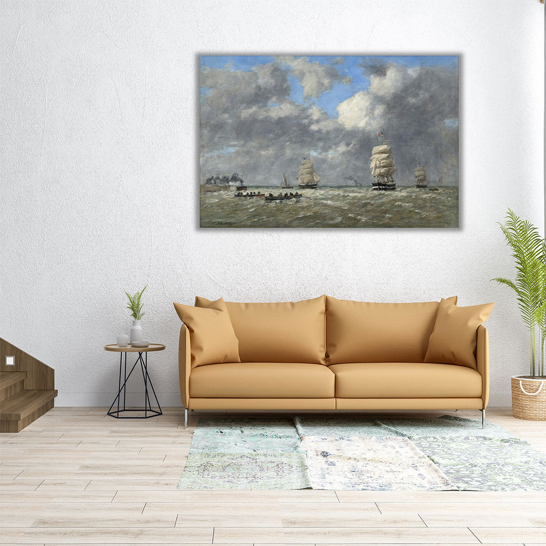 Le Havre, 1883 - Canvas Print Wall Art