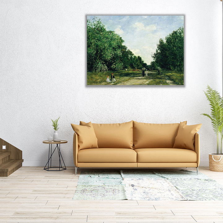 Parc Cordier in Trouville - Canvas Print Wall Art
