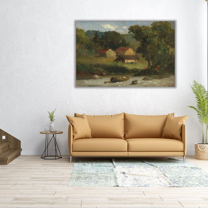 Rocky Farm, Newport - Canvas Print Wall Art