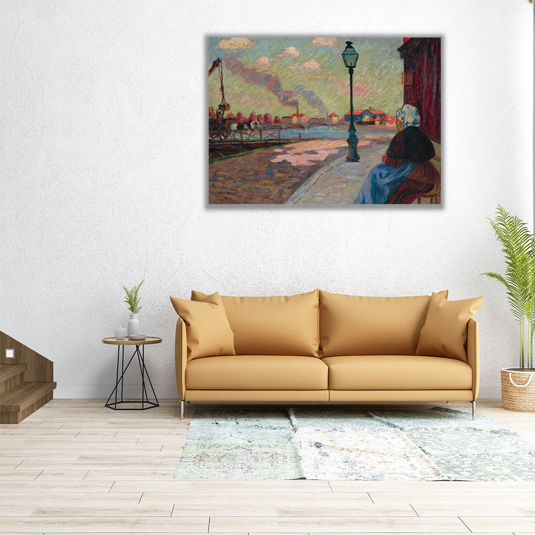 La Seine a Charenton - Canvas Print Wall Art