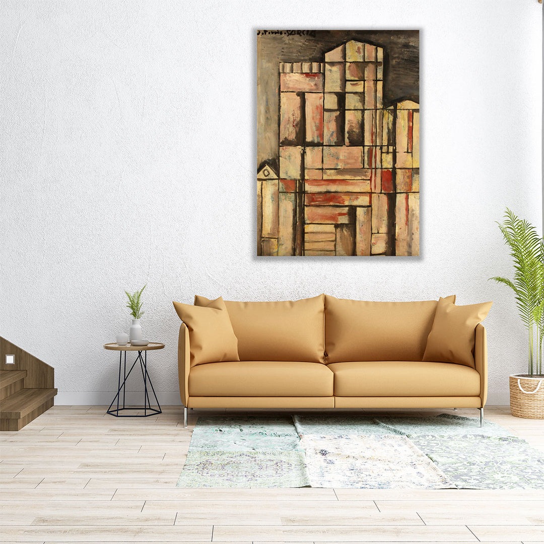 Cathedral Construction, 1931 - Canvas Print Wall Art