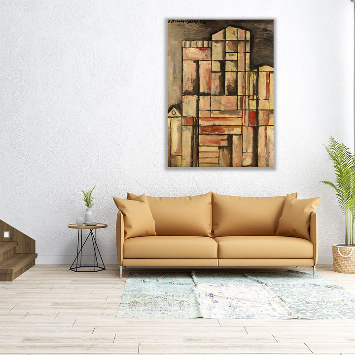 Cathedral Construction, 1931 - Canvas Print Wall Art