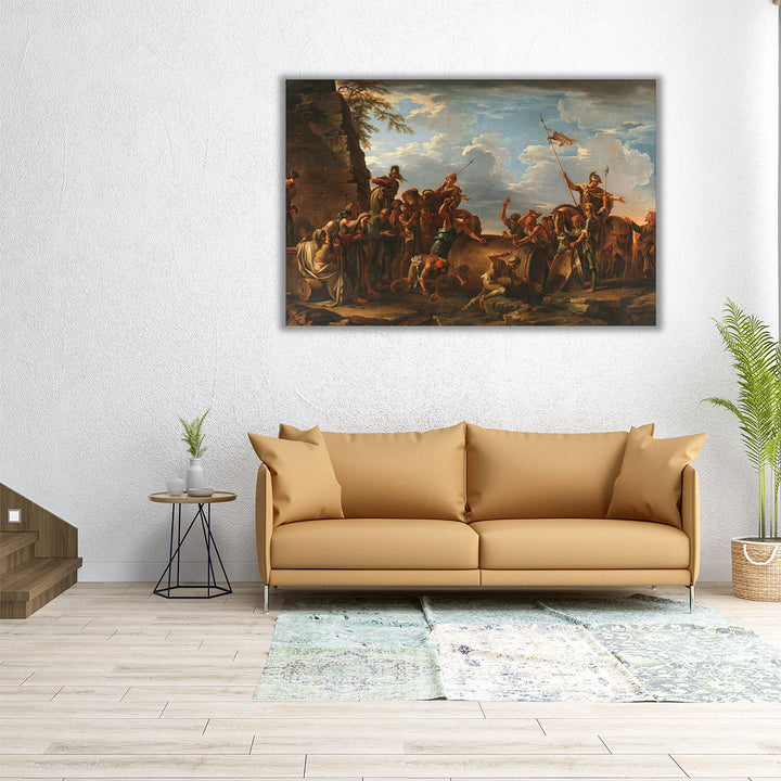 The Death of Regulus - Canvas Print Wall Art